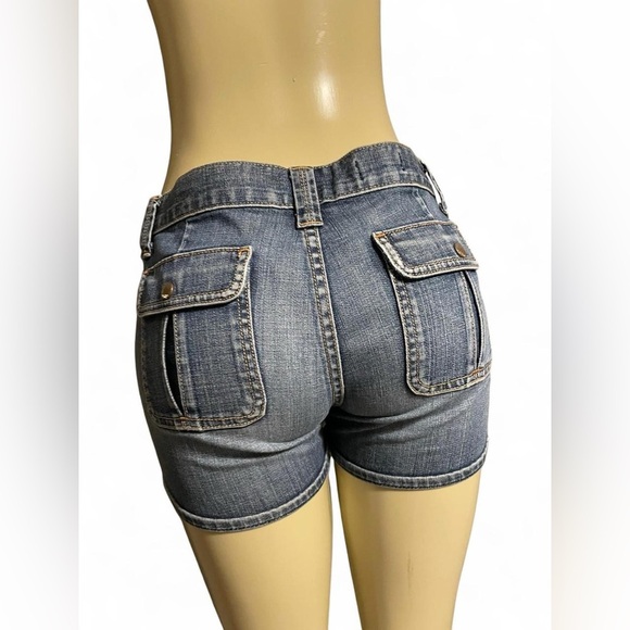 GAP Dark Blue Jean Shorts - Picture 3 of 7